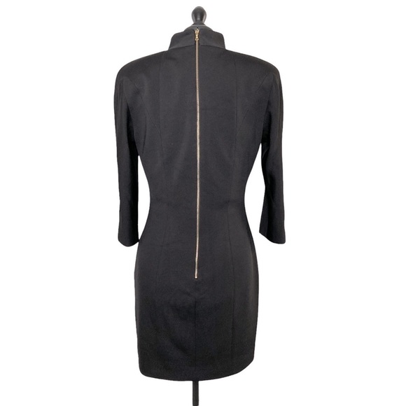 Robert Rodriguez Black fitted Bustier Style Dress w/Double Row Satin Laces - Picture 2 of 13